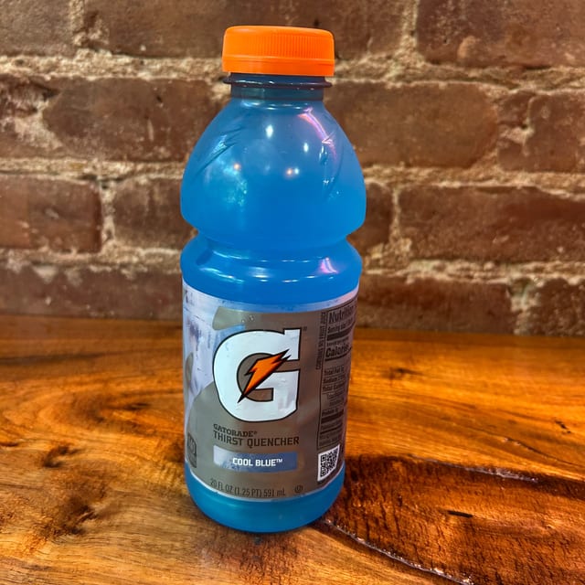 Blue Gatorade.
