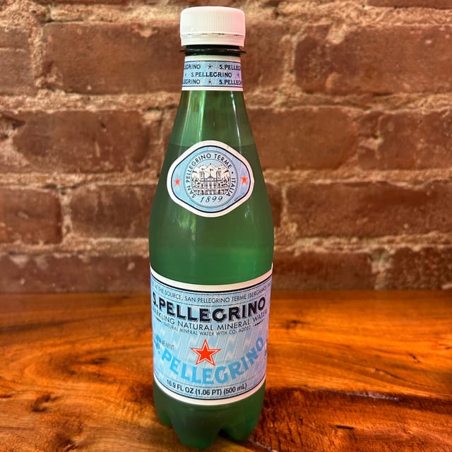 San Pellegrino Sparkling.